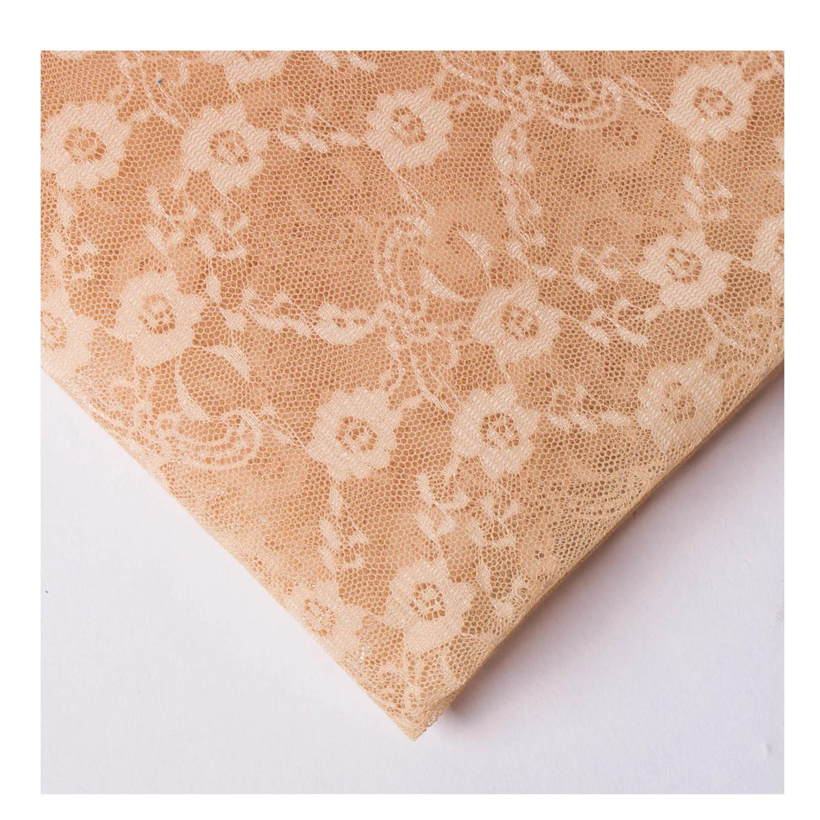 Excellent quality embroidered flower kintted polyester 3d hard tulle mesh fabric