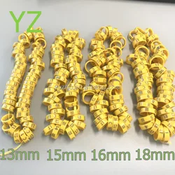 2019 large inner diameter BLUE plastic custom chicken ring pigeon ring