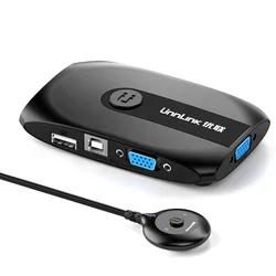 2 ports VGA KVM switch 2X1 USB 2.0 Controller Keyboard Mouse Printer 1080P60Hz 2 input 1 output ODM OEM