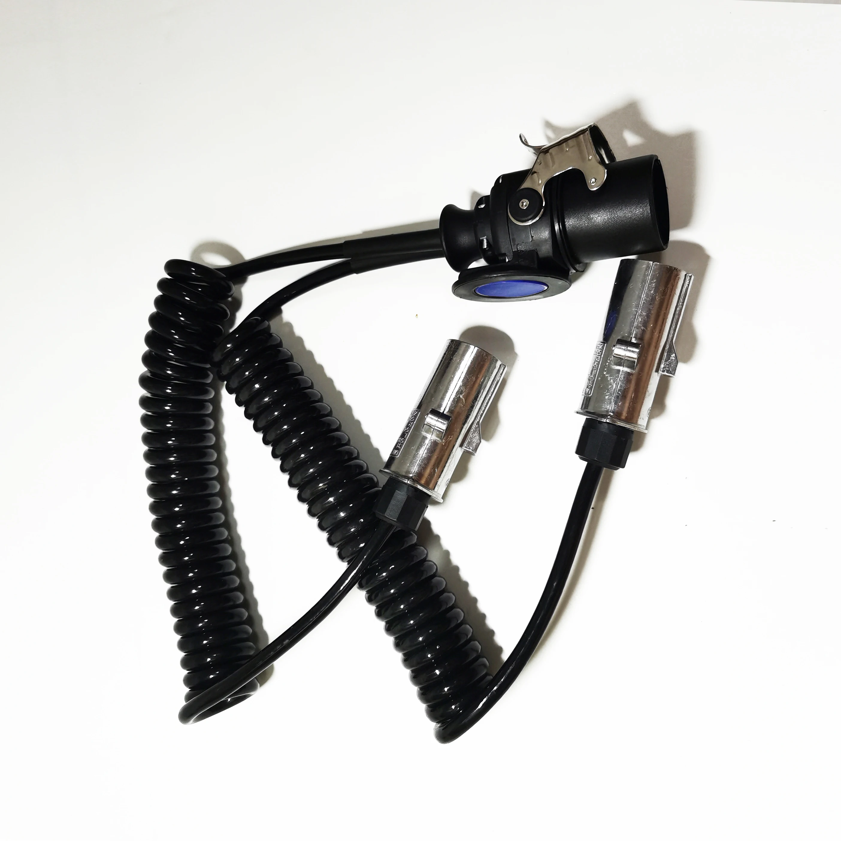 Европейский тип прицепа прицеп кабель 24v 7 Pin жгут проводов Электрический кабель катушки (1600339634598)