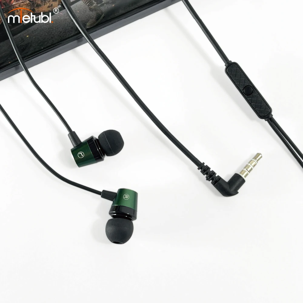 MTB-L05 hot sale cheap price headset 3.5MM bend connector in-ear earphone for mobile