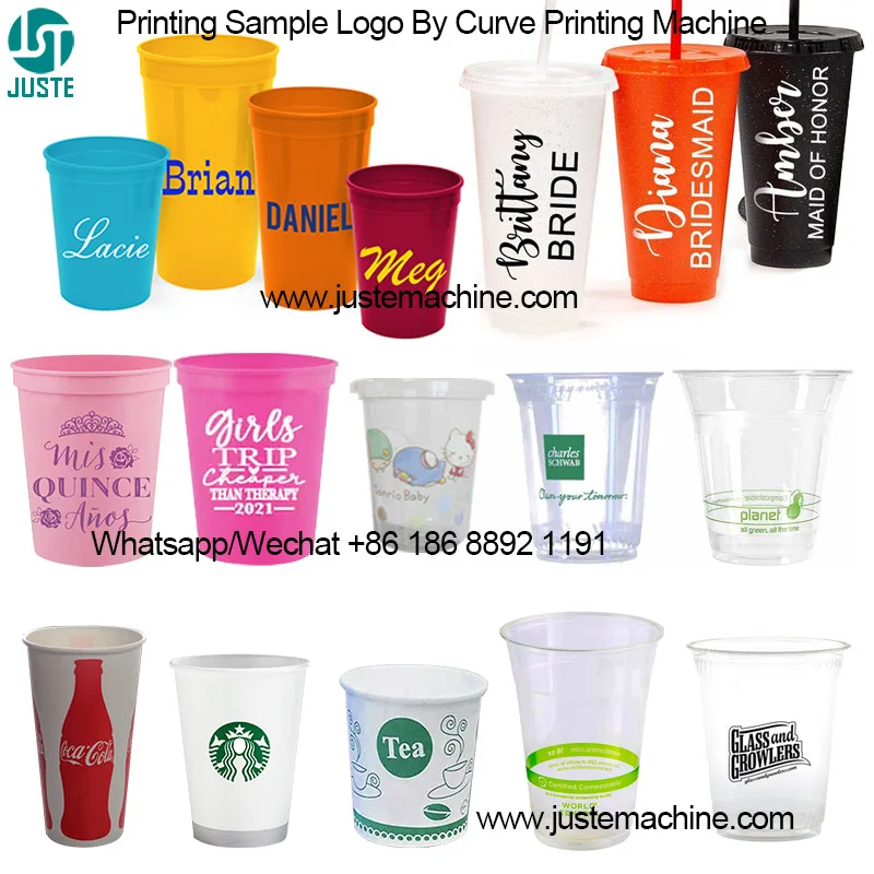 Curve Screen Printer Industrial Cheap Price 6 Color Oval Automatic Rotary System Silk Screen Printing Machine For Paper Cup Sale