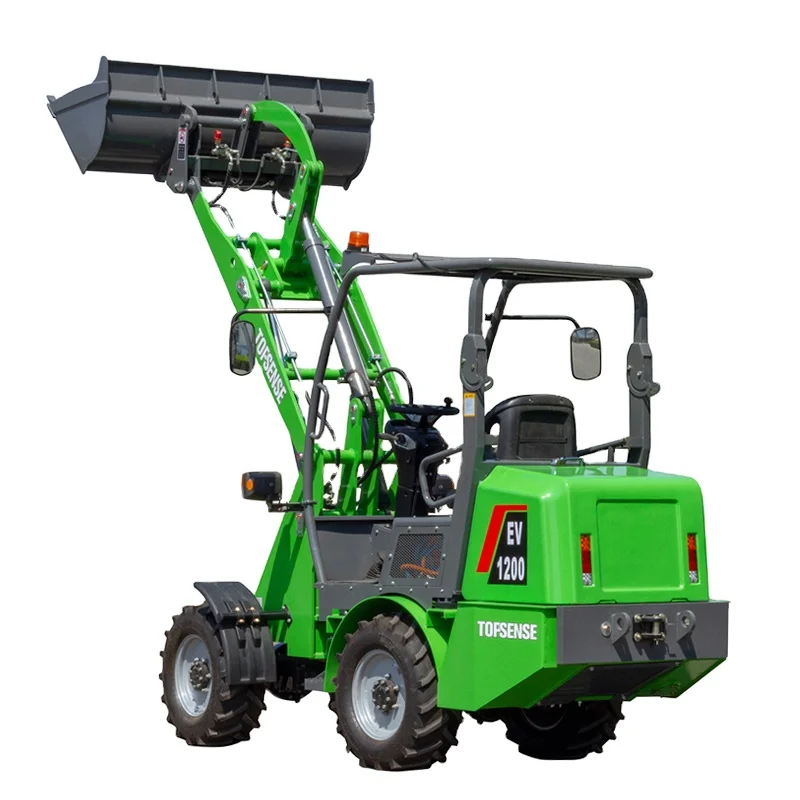 2024 topsense mucking front end mini wheel mini skid steer backhoe agricultural  telehandler telescopic  diesel loader