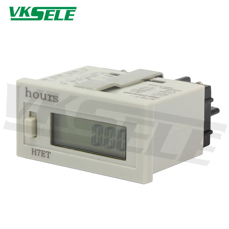 H7ET electric counter hour meter mechanical punch counting counters