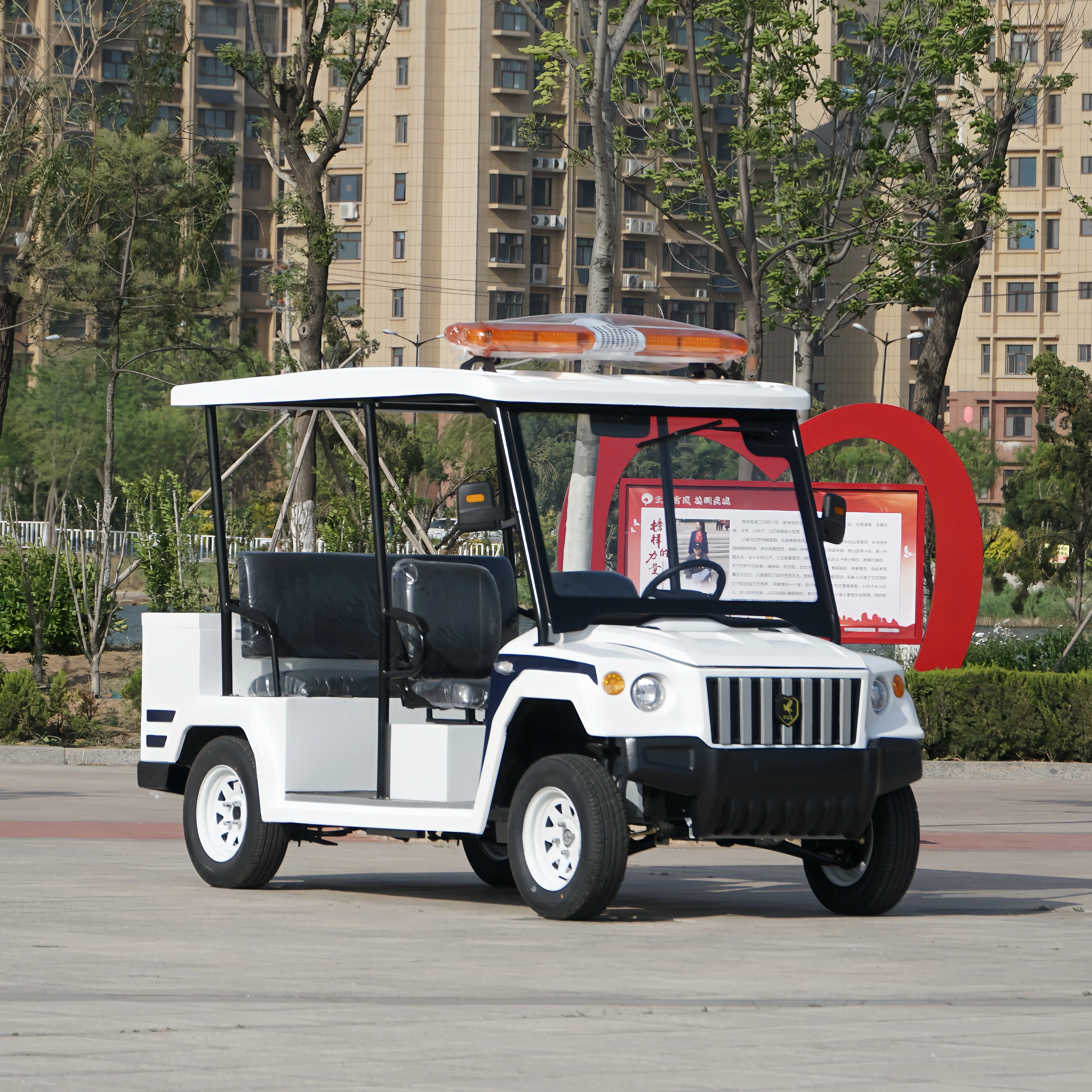 Low price promotion, high-quality sightseeing tour bus, patrol car can be equipped with various facilities