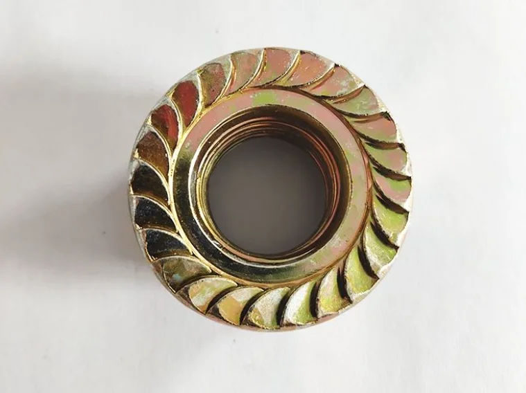 Professional manufacturer Wholesale hex flange nut DIN6923 zinc plated/ galvanized