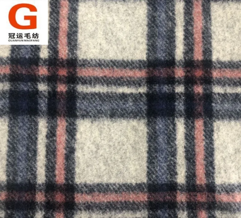 Лидер продаж, клетчатая шерстяная клетчатая/Полиэстеровая флисовая ткань с несколькими узорами