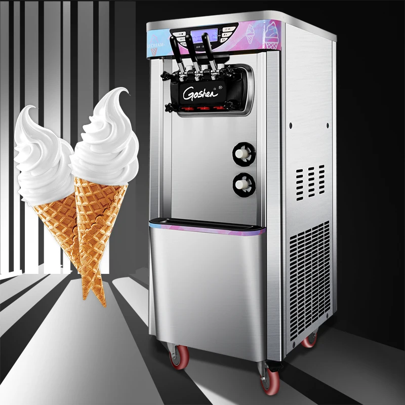 Easy to clean milk and fruit ice cream machine commercial in Dubai