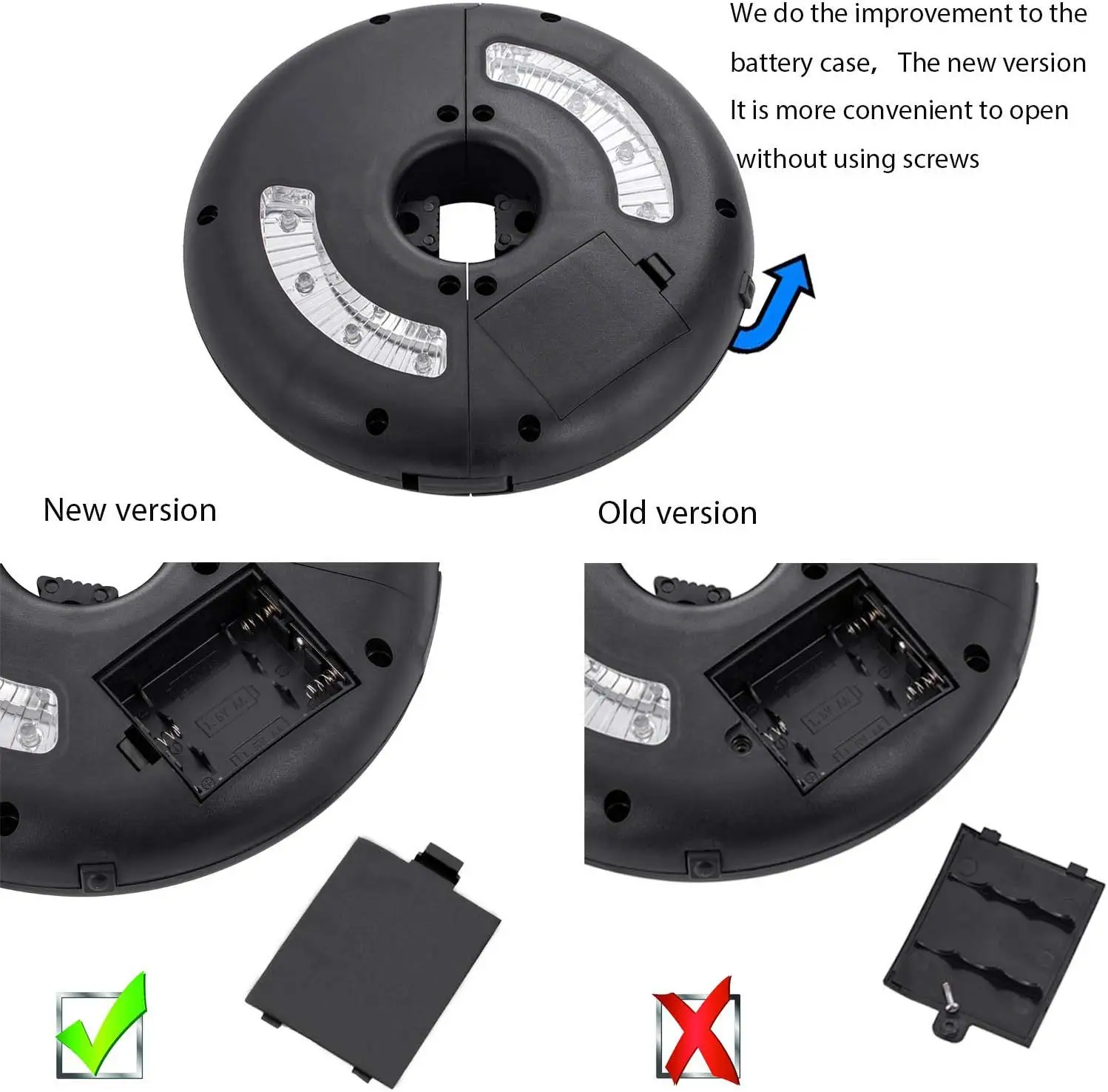 3 Lighting Modes 34 Lights Camping Tents Patio Umbrella LED Light