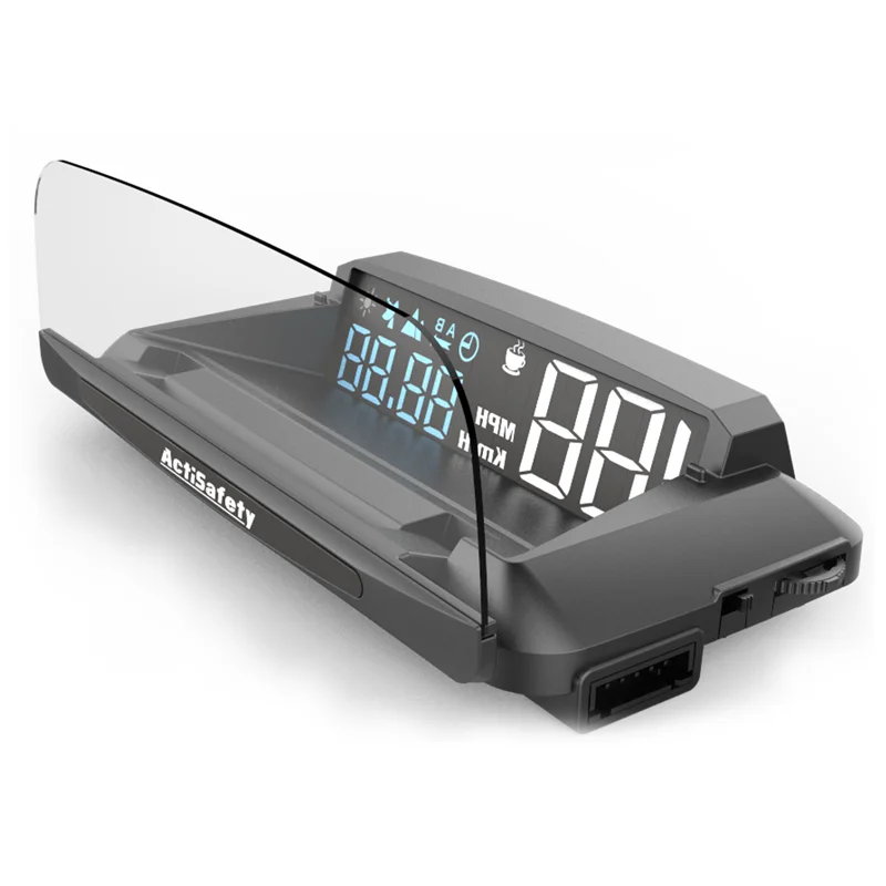 Windshield Projector LCD Digital HUD Car Navigation GPS Speedometer Head Up Display HUD