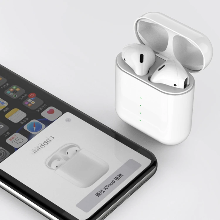 I100 наушники-вкладыши TWS с 1:1 Bluetooth 5,0 беспроводные Bluetooth наушники mini Bluetooth стерео гарнитура Автоматическое Сопряжение по стандарту QI беспроводные наушники