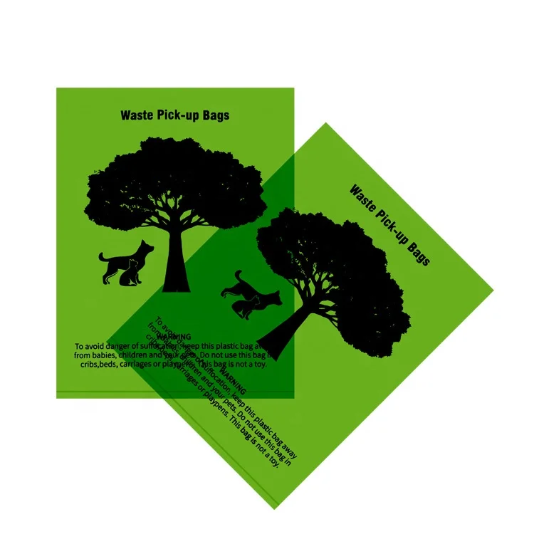 Экологически чистые красочные биоразлагаемые и компостируемые пакеты для собак