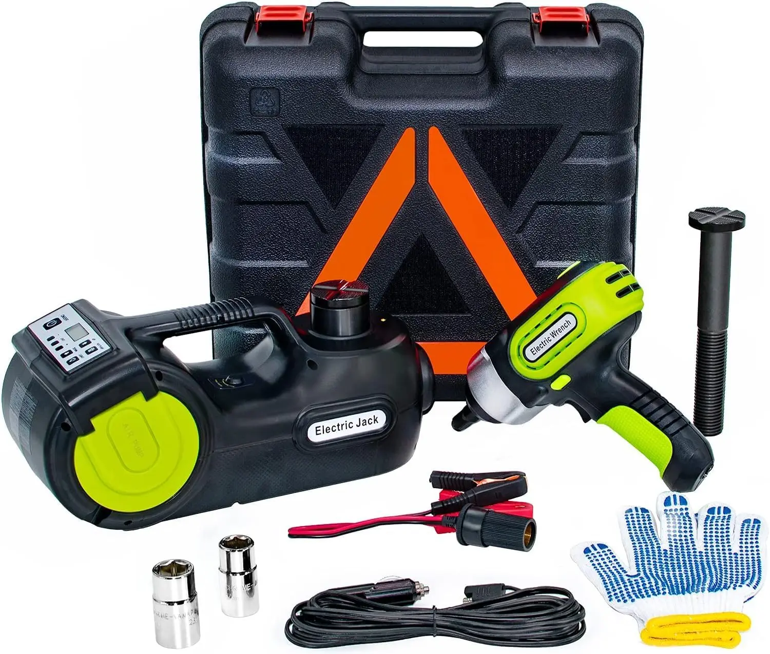 Electric Car Jack 5 Ton Hydraulic Electric Car Jack Kit with Electric Impact Wrench vehicle equipment hydraulic lift floor jack
