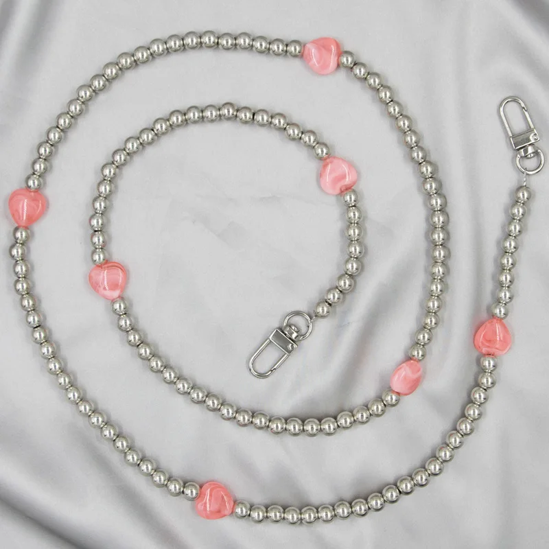 High Quality Metal Beads Handbag Chains  Bags Accessories Purse Shoulder Handbag Chain Strap