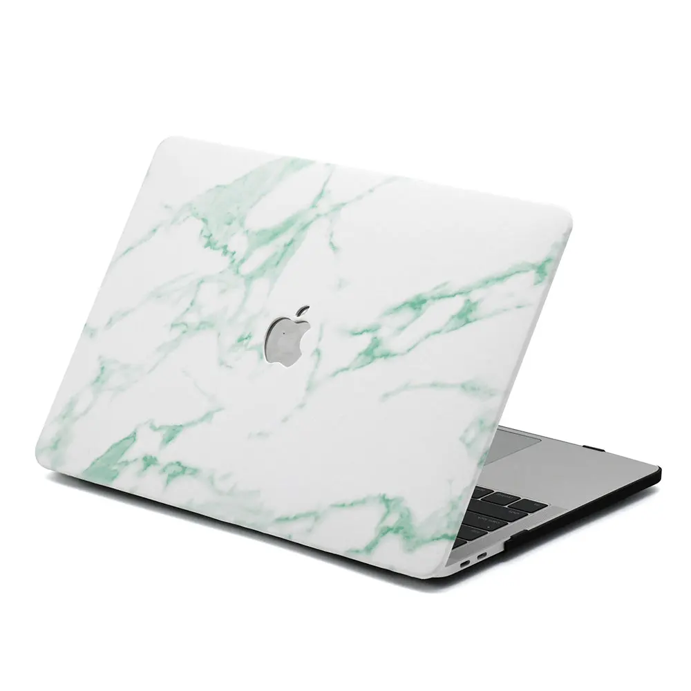 Роскошный белый мраморный кожаный жесткий чехол для ноутбука 13 дюймов A1706/A1708/A2159/A1989 Macbook Pro PC