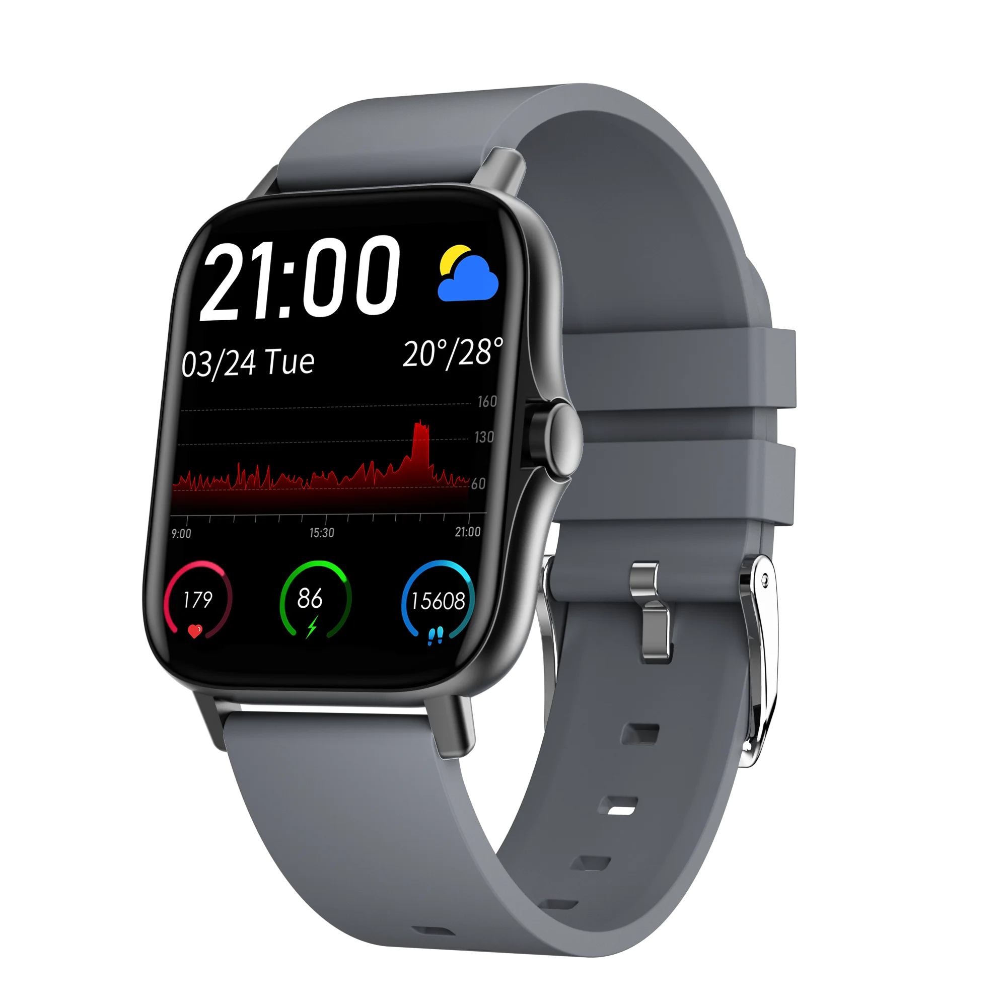 2021 High Quality Men Waterproof M4 1.69' Full Touch Android Battery For Smart Watch