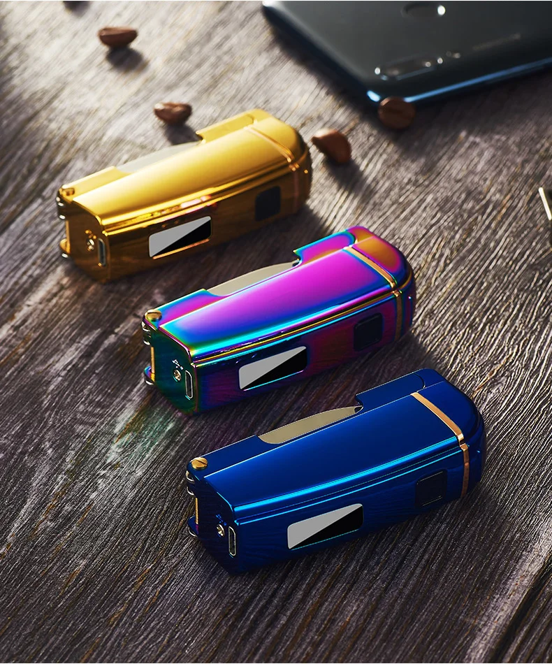 DEBANG arjli akmak dual arc lighter electronic rechargeable smart lighter with tools