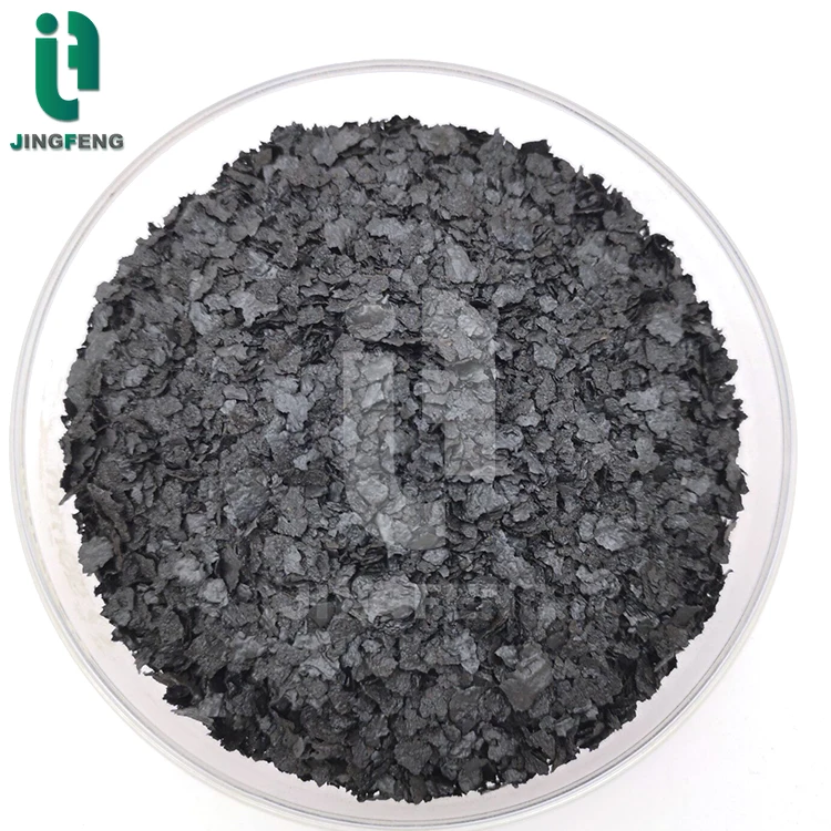 Sodium humate flakes or powder with 40%-70% humic acid as feed additives