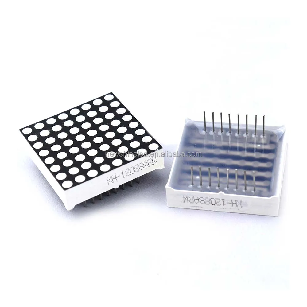 Factory sales 8x8 red led matrix 8x8 dot Matrix display 32x32mm dot matrix led red display for outdoor advertising Electronic