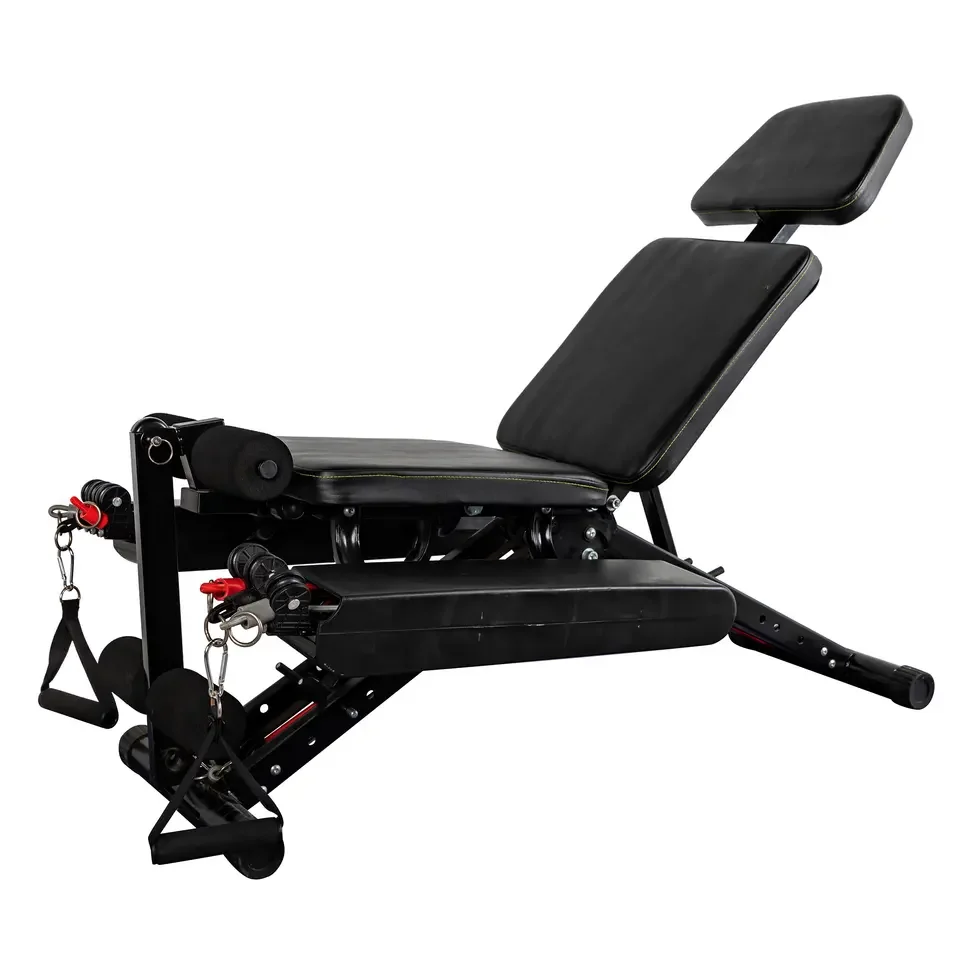Multifunctional Gym Fitness Exercise Machine Foldable Height Adjustable Sit up Weight Bench GYM