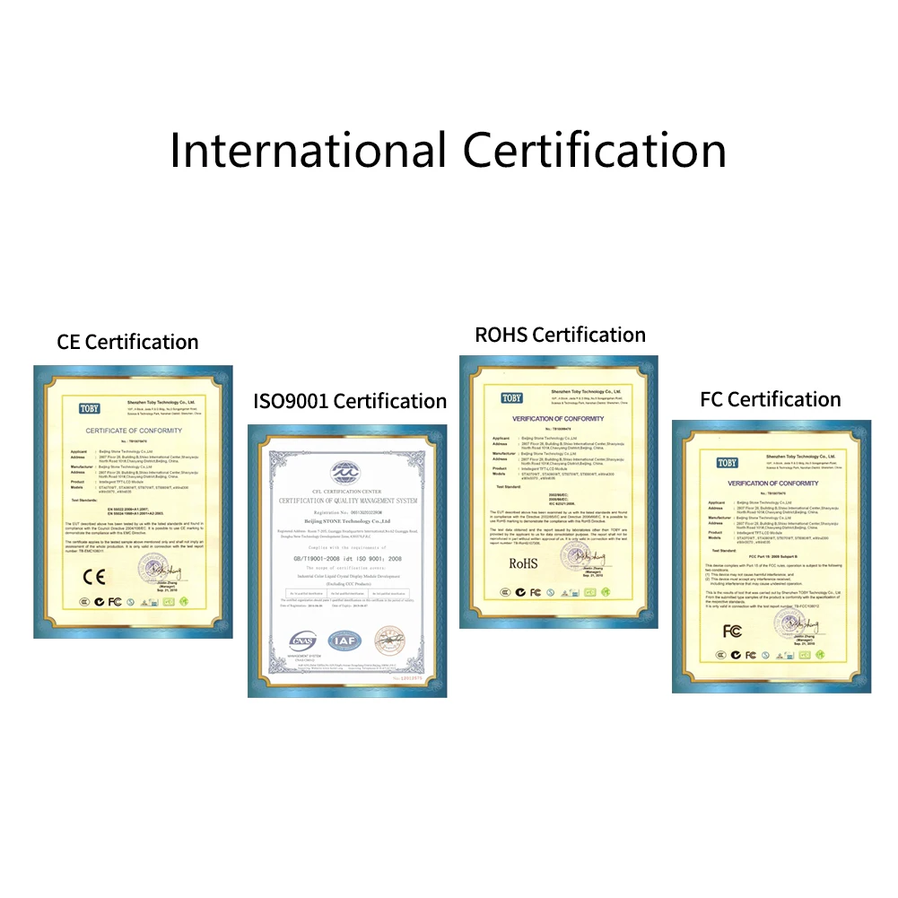 STONE 5 Inch 800*480 TFT LCD Resistance Touch Screen RS232 Interface