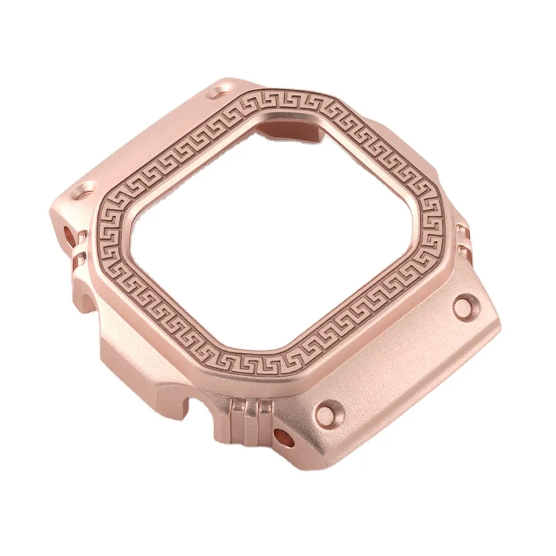 Giencreatives 2022 delicacy sliver 316Lsteel modified watchcase band parts for Casio Gshock DW5600 replacement accessories case