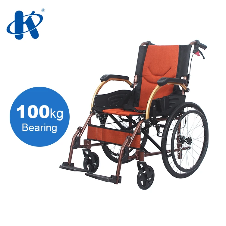 KY863LAJ-E-20 kaiyang Detachable Aluminum Foldable Manual Wheel Chair For Sale Generation Traveling Aluminum Wheelchair