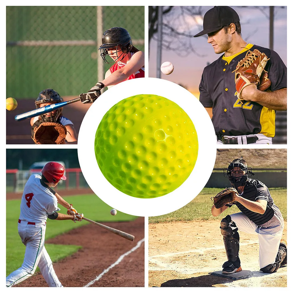 9 inches PU ball for baseball and softball training Professional 9 Inch PVC Leather Sports Training Gift Baseball Balls