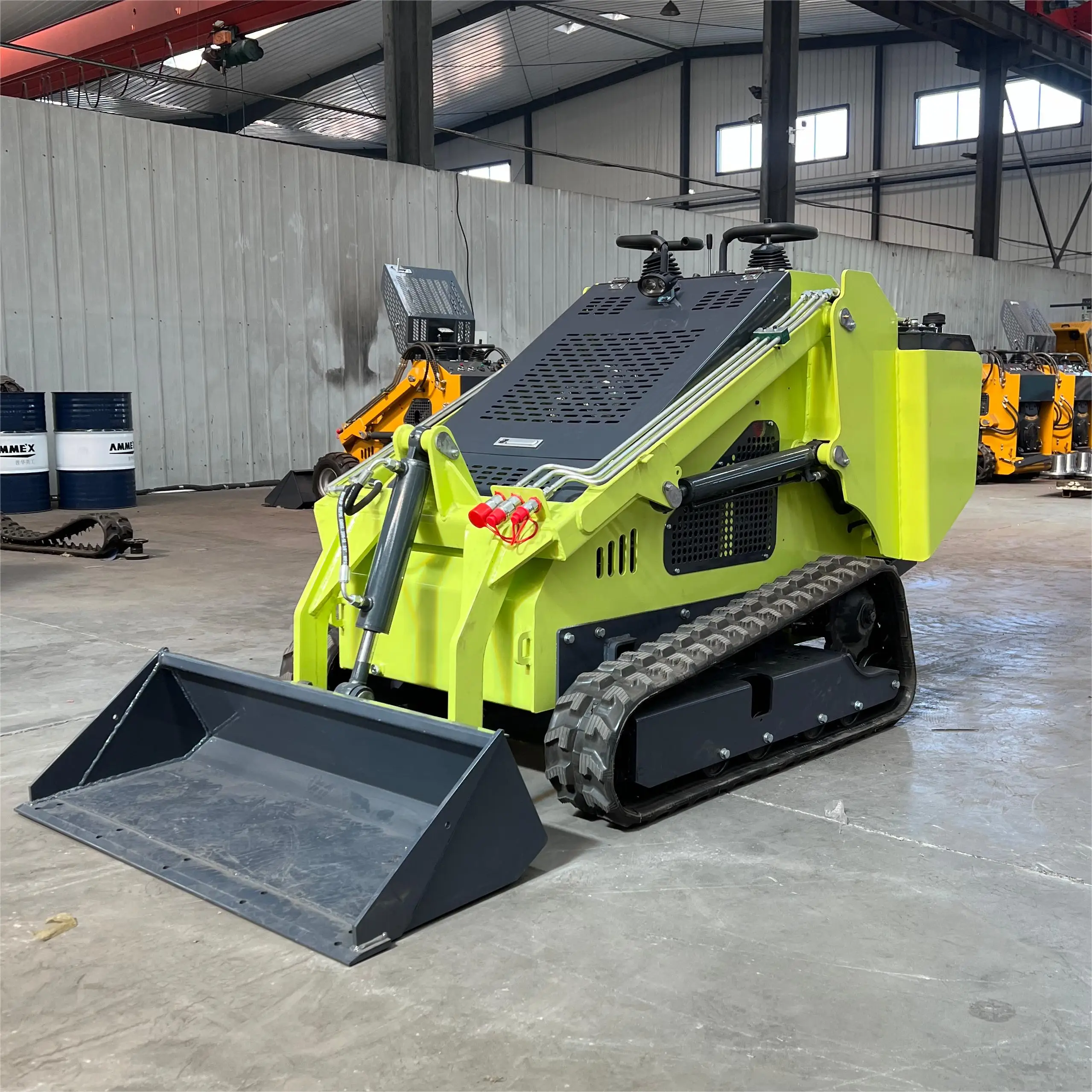 Free Shipping Wheeled Skid Steer Loaders EPA Euro5 Compact Tracked Skid Steer Loaders