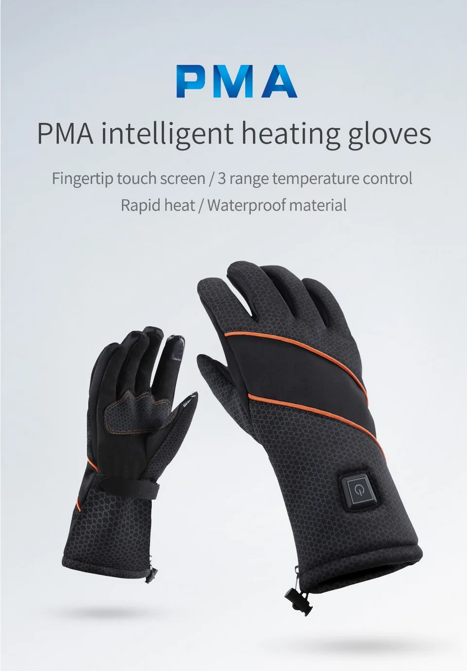 Brand New Winter Heated Gloves Motorcycle Battery Heated Gloves For Winter