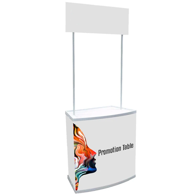 High Quality Portable Pop Up Exhibition Reception Promotion Trade Show Shop Bar Display Counter Design   Stands