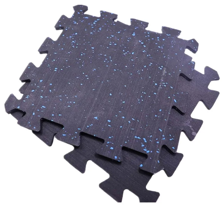 Interlocking Rubber Floor mat tile for Gym Fitness Room
