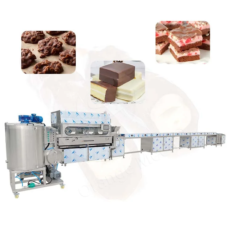 ORME Cake Chocolate Donut Dip Machine Cooling Device Chocolate Coating Production Line for Biscuit