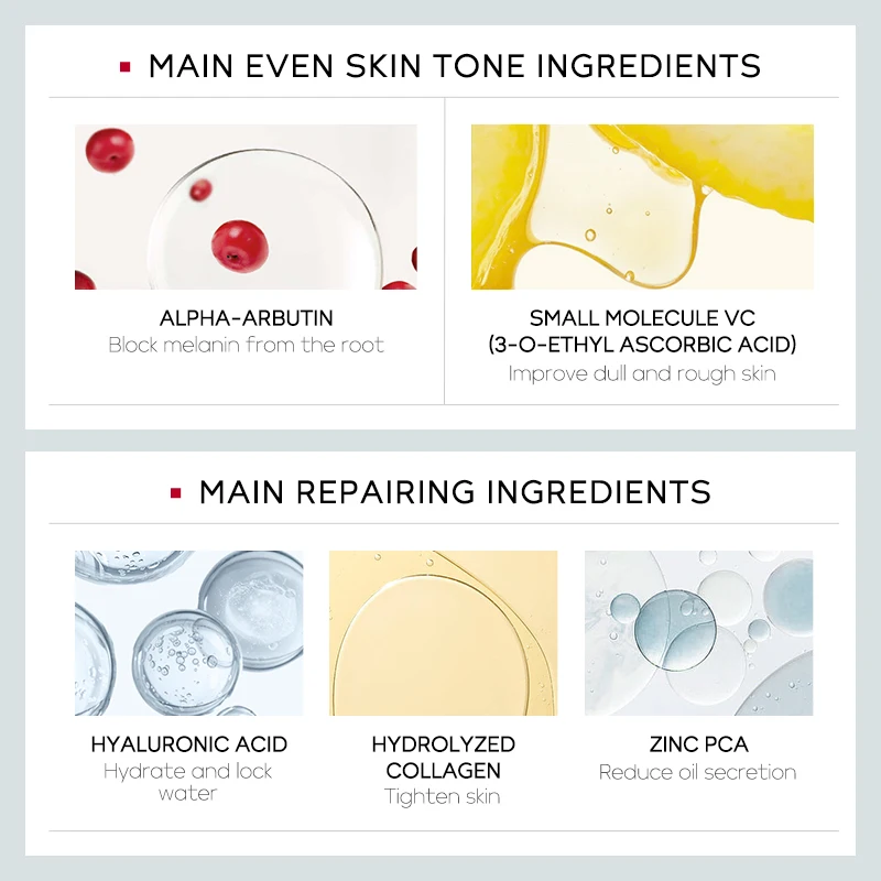 LAIKOU Private Label Skin Care Sets Retinol Niacinamide Care Skincare Set Revitalizing Whitening Facial Kit