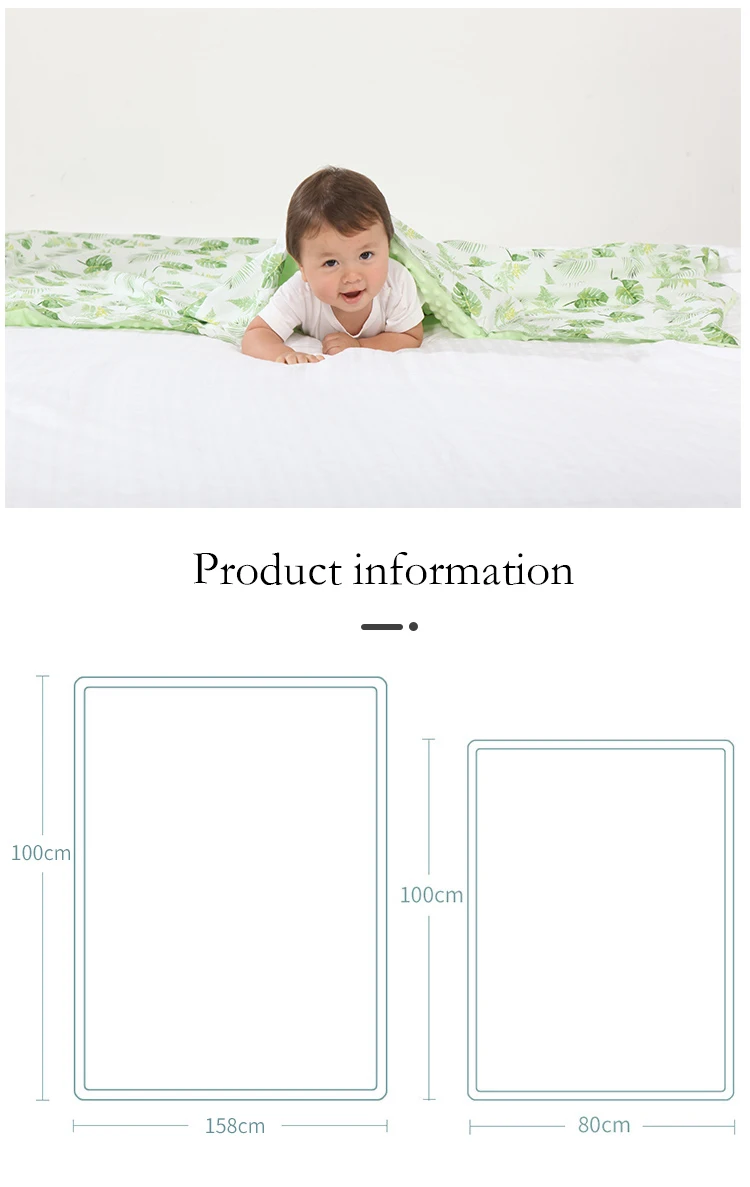 Wholesale Organic Bamboo Baby Swaddle Blankets  Super Soft For Newborns