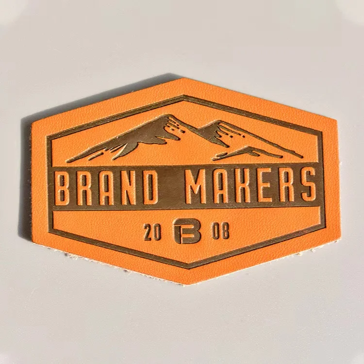 Customized leather label patches are suitable for items such as brain clothing bags, etc.