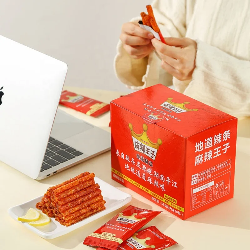 Китайский фирменный пряный принц супер вкусные пряные полоски удовлетворяют тягу к