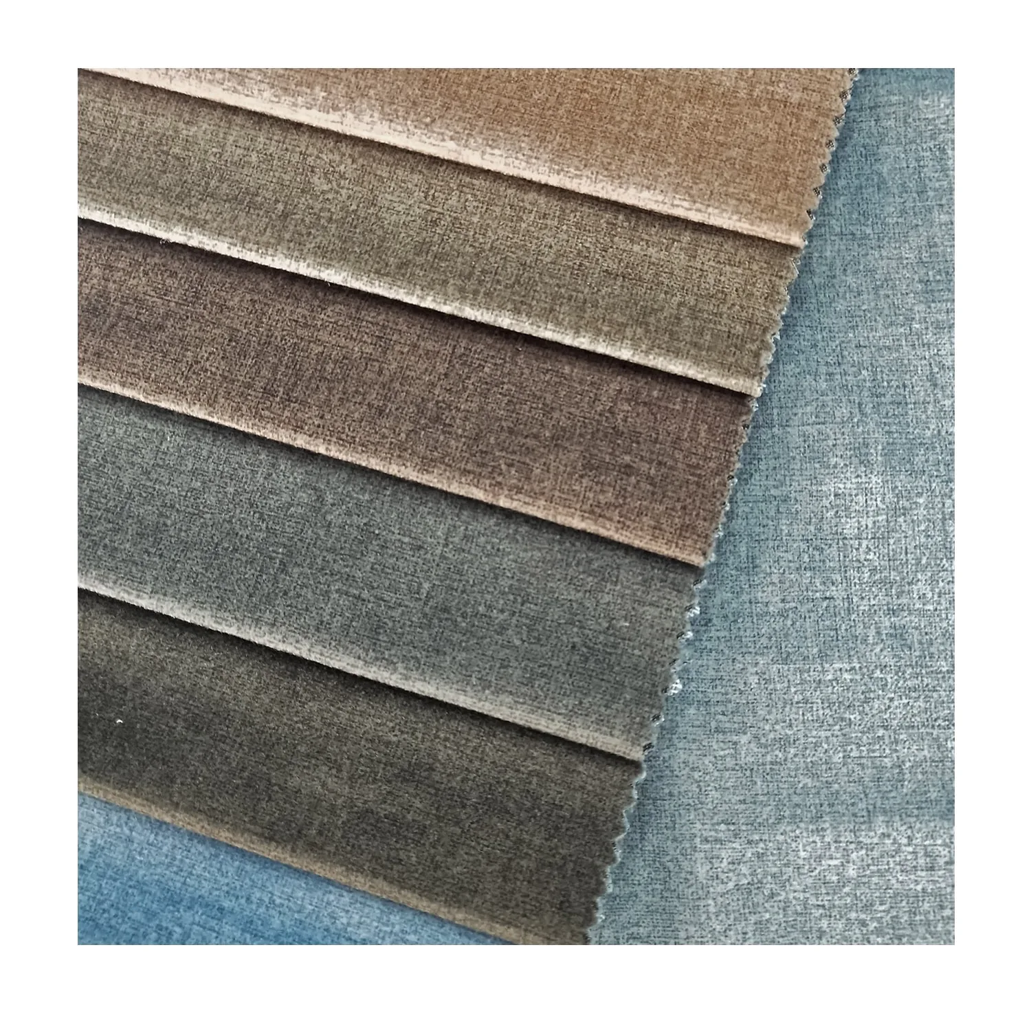 Zhejiang factory cheap in stock chocolate 280cm heavy  printed velvet curtain fabric velvet metallic looking upholstery fabric