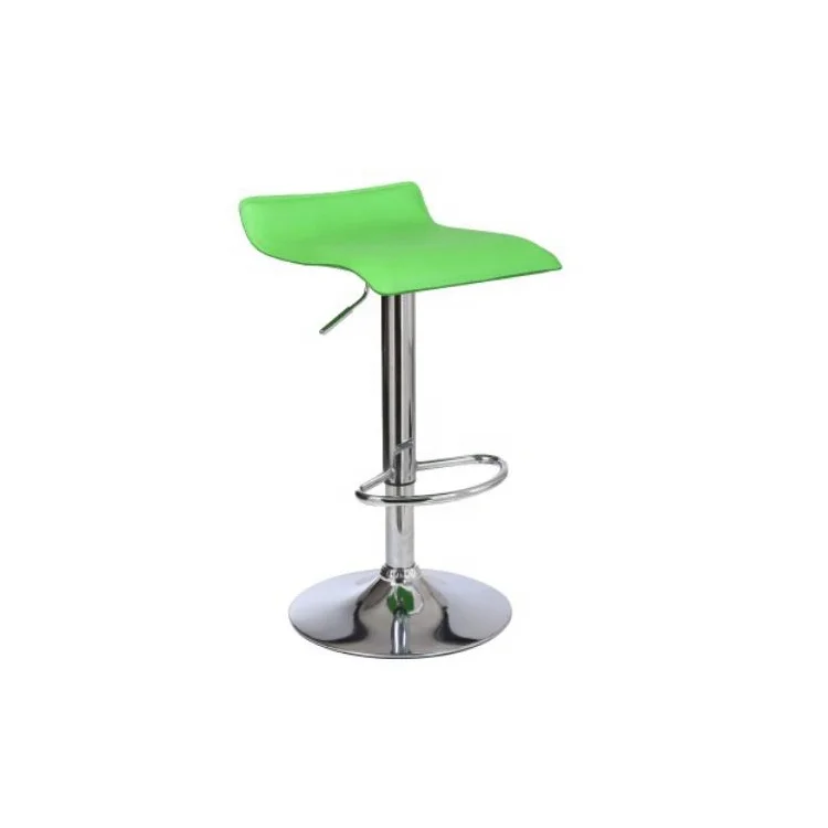 Cheap Pvc Industrial Leather Bar Stools Lifting Rotating Luxury Bar Stool High Chair With Footrest