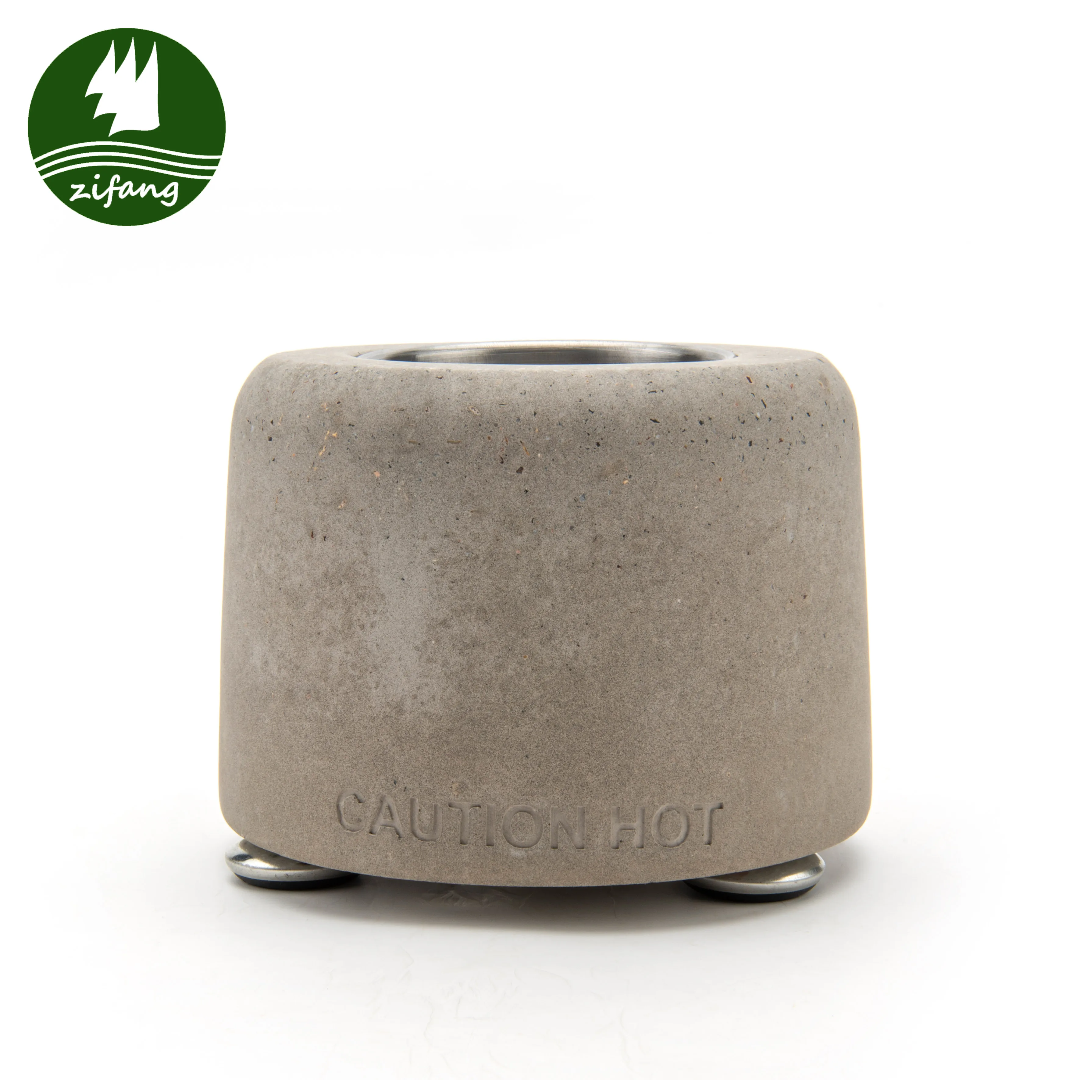 Wholesale Indoor Outdoor Concrete Bowl Fireplace Mini Desktop Coffee Table Top Tabletop Portable Bio Ethanol Fire Place Burner