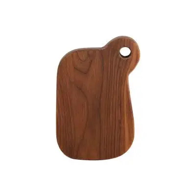 
Black Walnut luxury Round Irregular Solid Wood Cutting Board 