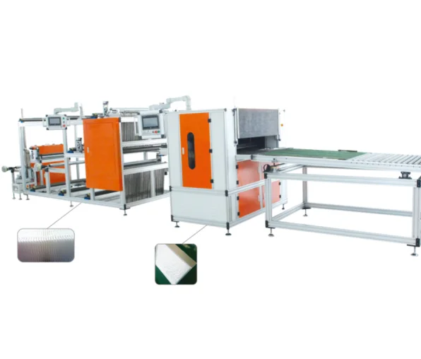 Mini manufacturing High Efficient Filter Pleating Equipment Mini Pleat Machine HEPA Pleater paper folding equipment
