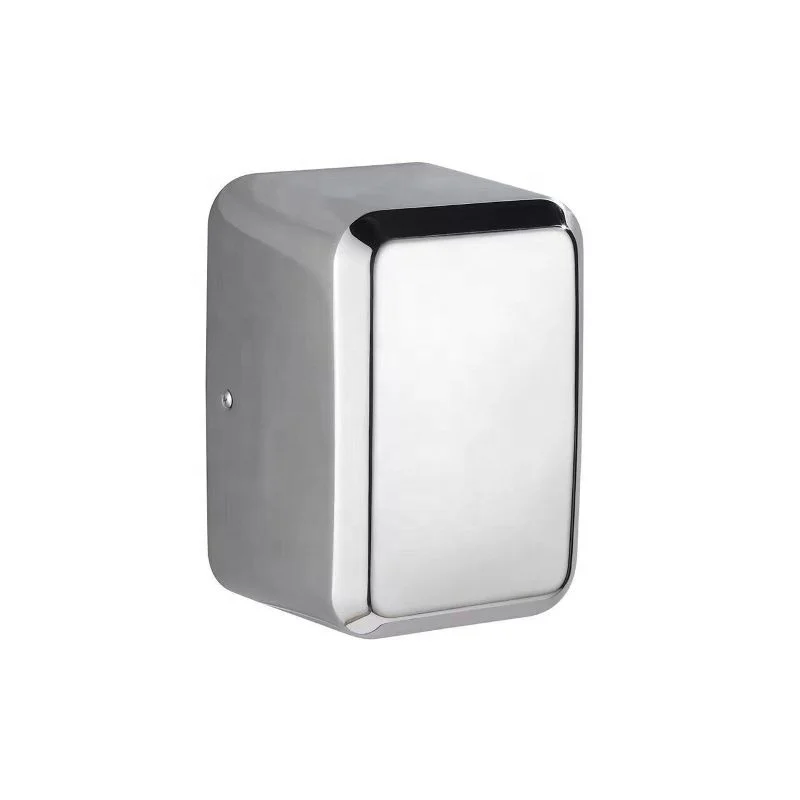 Square Mini UltraDry Wall Hand Driers 1300W Stainless Steel 304 Electric Hand Dryers For Home