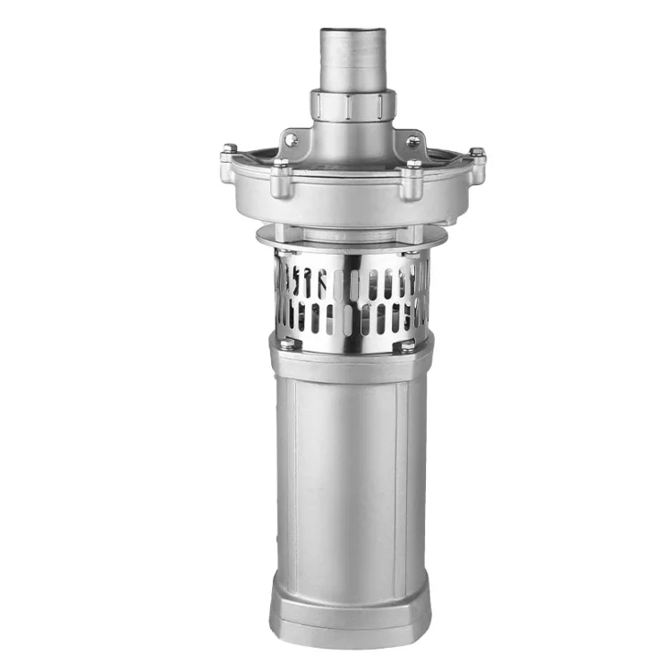 QY 304 Stainless Steel Oil Filled Borehole Centrifugal Submersible Water Pump