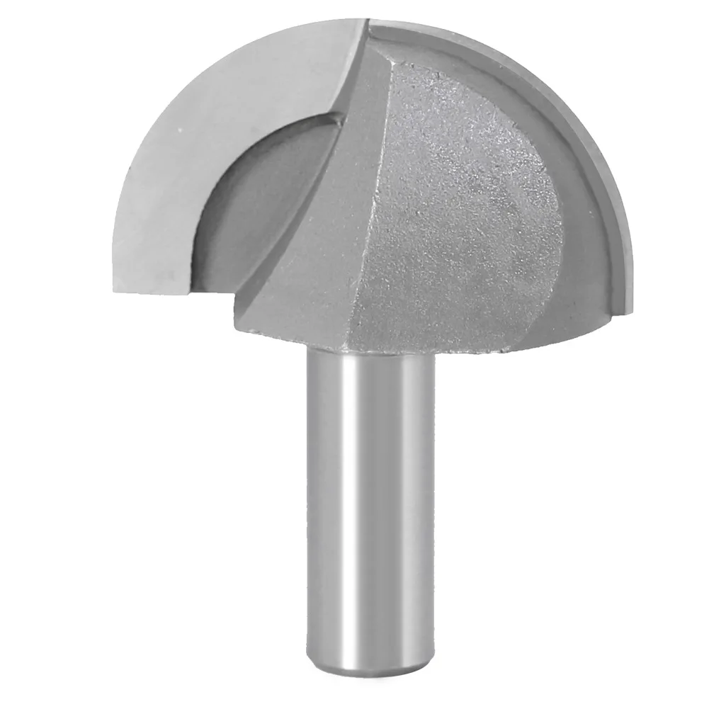 ALPHA 1/2 Inch 12.7MM Shank Woodwork Saw Table Tools Round Nose Router Bit Core Box Router Bit