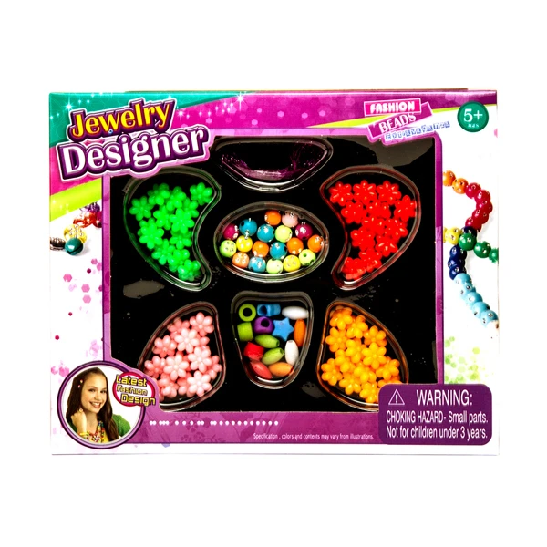 DIY Bead Kits for Jewelry Making Bracelets Practice Educational Toys Kit for Kids Girls