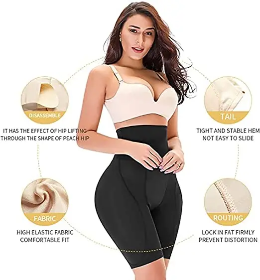 Women Butt Lifter Shapewear Waist Tummy Control Body Underwear Shaper Pad Control Panties Fake Buttocks Lingerie Thigh Slimmer