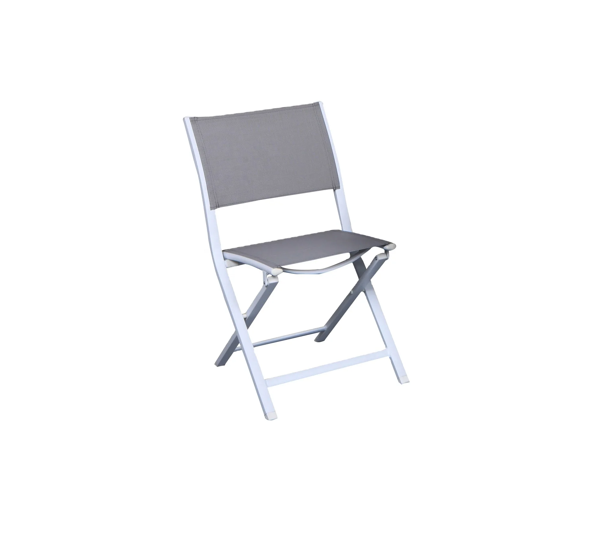 Modern Design All Weather Fabric Metal Outdoor Furniture Easy Clean Folding Bistro Chairs