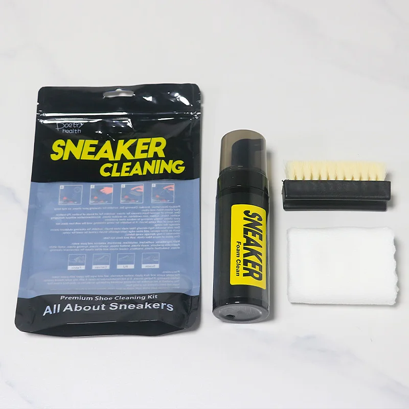 Usehome Essential Kit, Shoe Cleaner, 3-Piece Set, Deep Cleaning Solution & Durables Brush, Sneaker Care, Ideal for Footwear