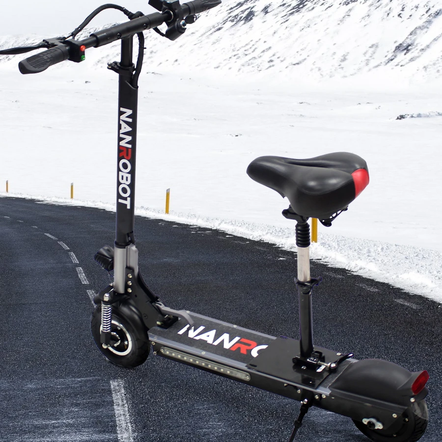 For Adults 2 Wheel Electric Scooter 48V Foldable Adult Electric Scooters Electronic Unisex NANROBOT 8 Inch Two-wheel Scooter X4